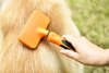 Easy Cleaning Pet Deshedding Stainless Steel Slicker Dog Grooming Brush