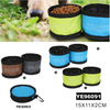 Oxford Fabric Travel Collapsible Foldable Pet Bowl For Food And Water