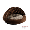 Petstar High Quality Wholesale Round Burrow Pet Dog Cat Bed Cave