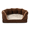 Customized Cozy Luxury 2 Colors Soft And Warm Memory Foam Dog Bed