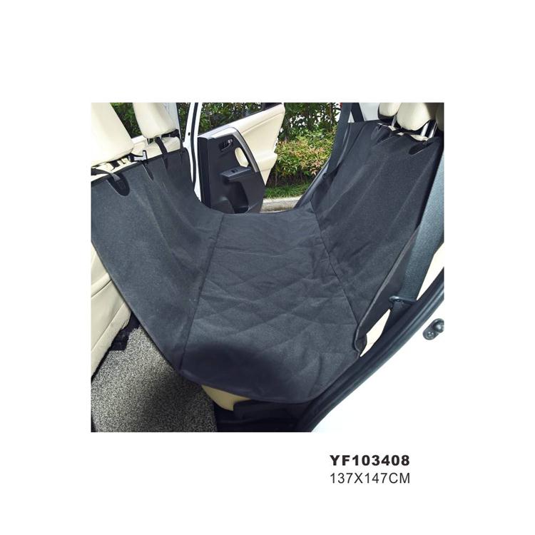 Waterproof Slip-proof Eva Bottom Polyester Black Pet Car Seat Cover