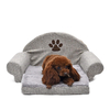 Cotton And Linen Soft Puppy Sofa House Orthopedic Cushion Cave Cat Bed