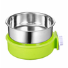 Stainless Steel Removable Hanging Pet Food Bowl, Durable Hanging Food Feeder Dog Water Bowl