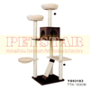 OEM Soft Plush Fabric High Quality Outdoor Cat House,Multi-level Condo Large Cat Tree House