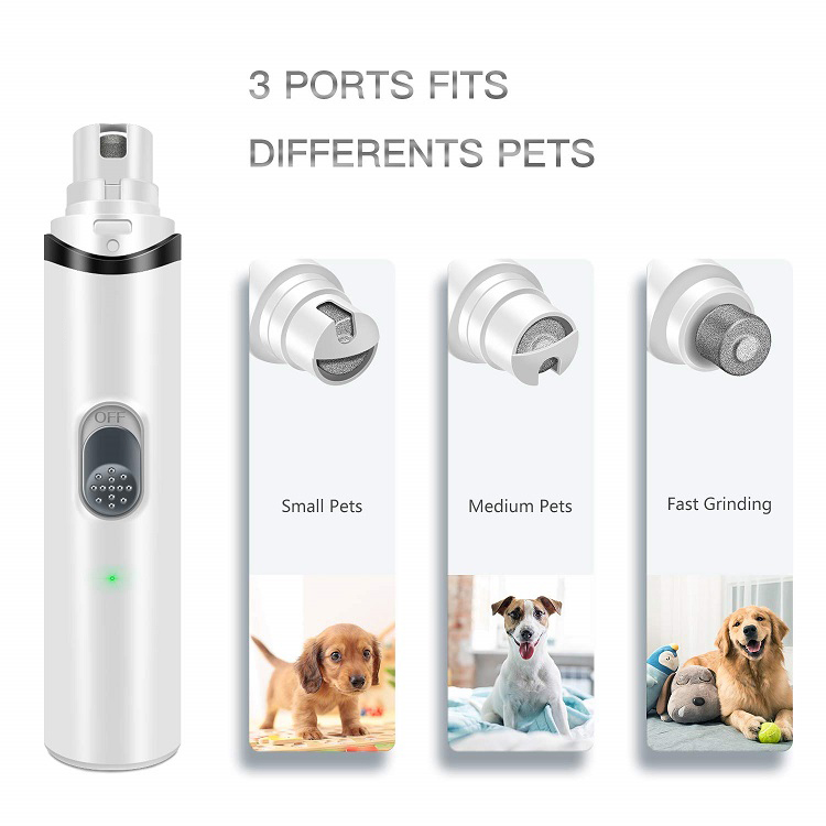 Low Noise USB Charging Electric Pet Nail Grinder