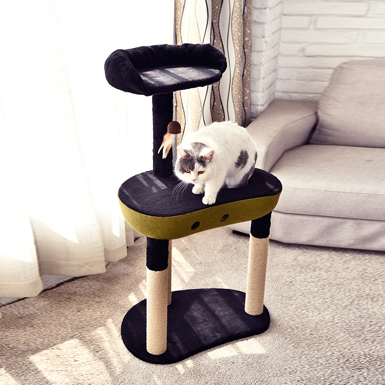 Easily Assemble Modern Scratching Tree Sisal Cat Tree