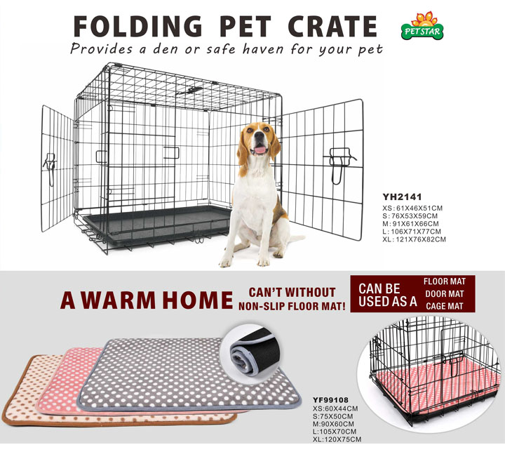Wholesale Large Dog Cages,Hospital Folding Metal Pet Dog Crate