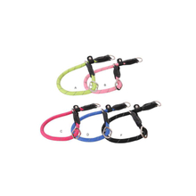 Double 5 Colors Braided Nylon Rope Adjustable Puppy Dog Collar