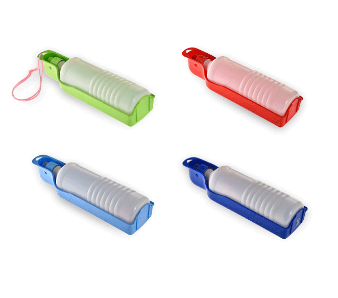 Portable drink feeding travel pet water bottle