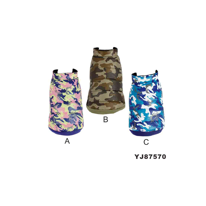 Wholesale Fashion Luxury Pet Winter Camouflage Dog Clothes