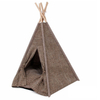 Wholesale Oem Coarse Linen Fabric Dog Cat Tent