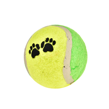 Yellow Green All Natural Safe Exercise Training Tennis Balls Pet Toys For Dogs