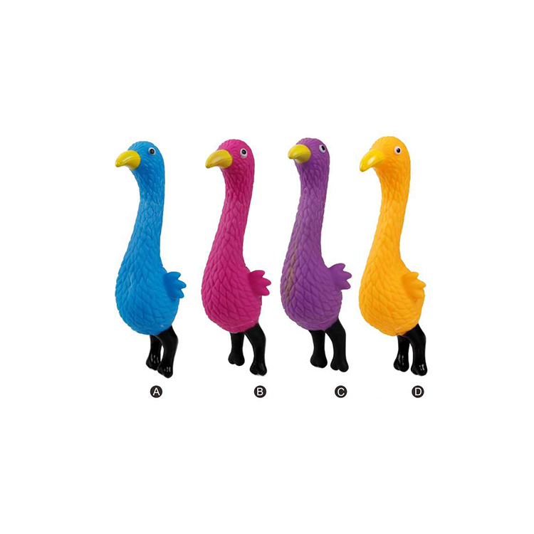 Bird Shape Assorted Color Pet Dog Squeaky Toy For Dog Chew