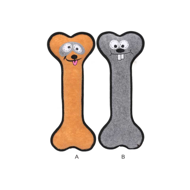 Pet Products 40CM Bone Shape Plush Dog Chew Toys