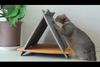 Indoor Tent Shape Wood Cat Bed For Cat Scratch