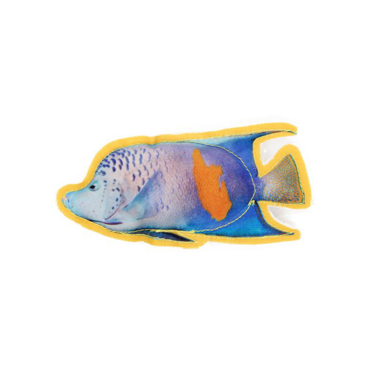 Eco-Friendly Funny Pet Toy Polyester 3D Printing Fish Cat Toy