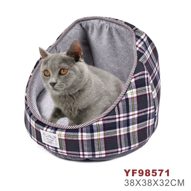 Foldable Good Quality Polyester Cat Cave Bed For Sale