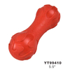 Soft Red 5.5 Inch Bone Shape Dog Training Chew Toys