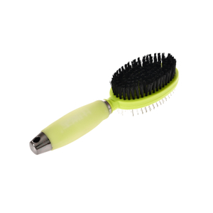 Double Sided Pin and Bristle Pet Grooming Brush for Grooming Cleans