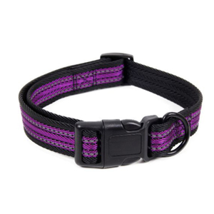 Attractive price new type purple adjustable pet collar for dog with buckle