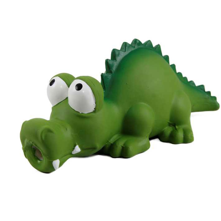 Lovely Dinosaur Shape Pet Squeak Latex Dog Chew Toy