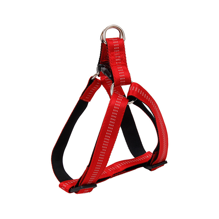Wholesale three color polyester fabrics small soft dog harness