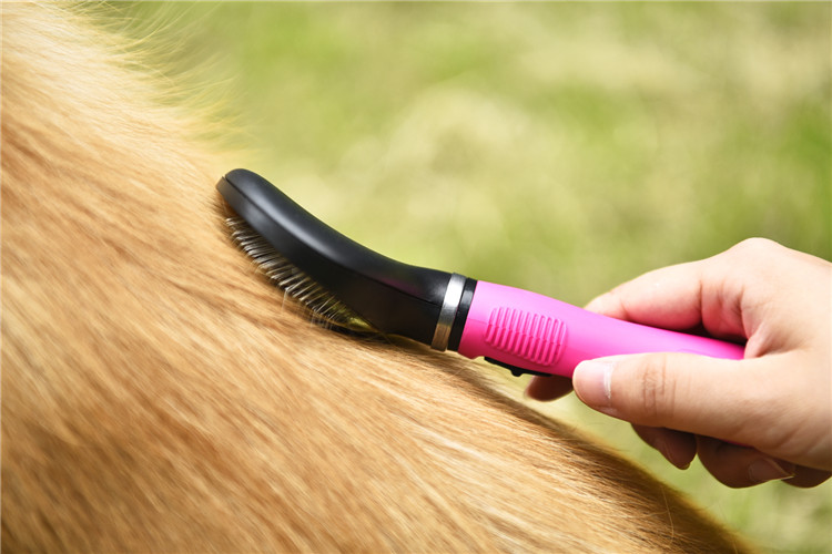 Pet Products Pink Hair Cleaning Dog Comb