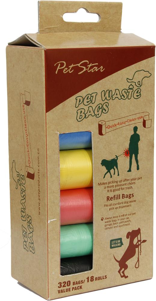 Custom 6cm pet plastic dog poop bag