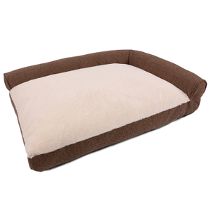 Fleece And Cotton Bolster Cheap Comfortable Luxury Pure Color Soft Bed
