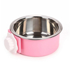 Stainless Steel Removable Hanging Pet Food Bowl, Durable Hanging Food Feeder Dog Water Bowl