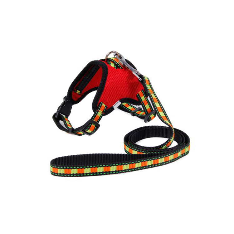 Multi-colors Dog Harness Backpack, High Quality Dog Harness, Adjustable Dog Harness and Leash