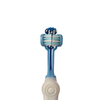 Orthodontic Durable Dog Toothbrush with Three Flexible Toothbrush Heads for Small To Large Dogs