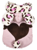 Winter Pet Costume Cute Leopard Printed Rabbit Christmas Funny Dog Clothes