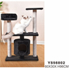 New Luxury Pet Product Jumping Climbing Cat Scratching Tree With House