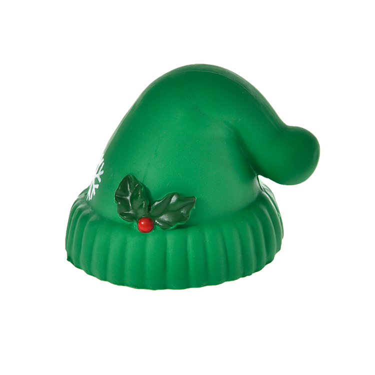 Christmas Durable Hat Harmless Latex Squeak Pet Toys for Holiday