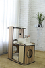 Petstar Wooden Wholesale Self Groomer And Massager Cat Tree Furniture