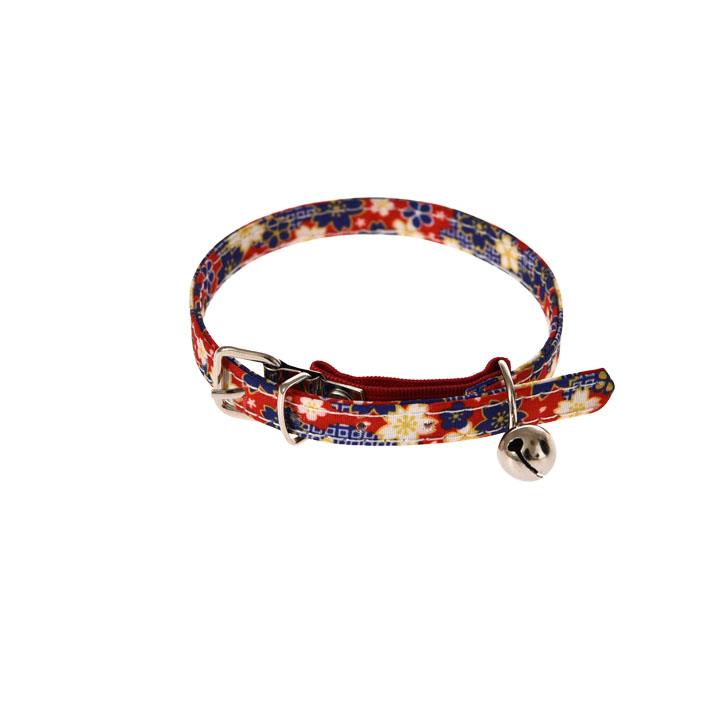 Fashion Cute Colorful Safety Buckle Adjustable Cat Collar with Belt