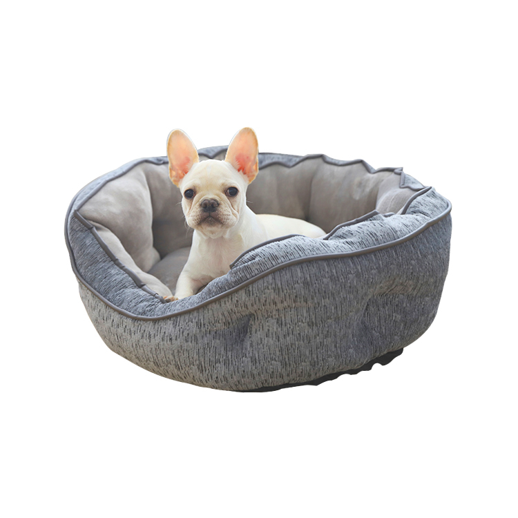 Oem Available Custom Logo Promotional Grey Dog Bed