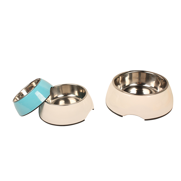 Anti-bite personalized stainless steel pet cat dog bowls