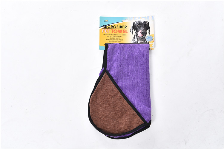 Eco-Friendly Polyester soft Pet Dog Bath Towel