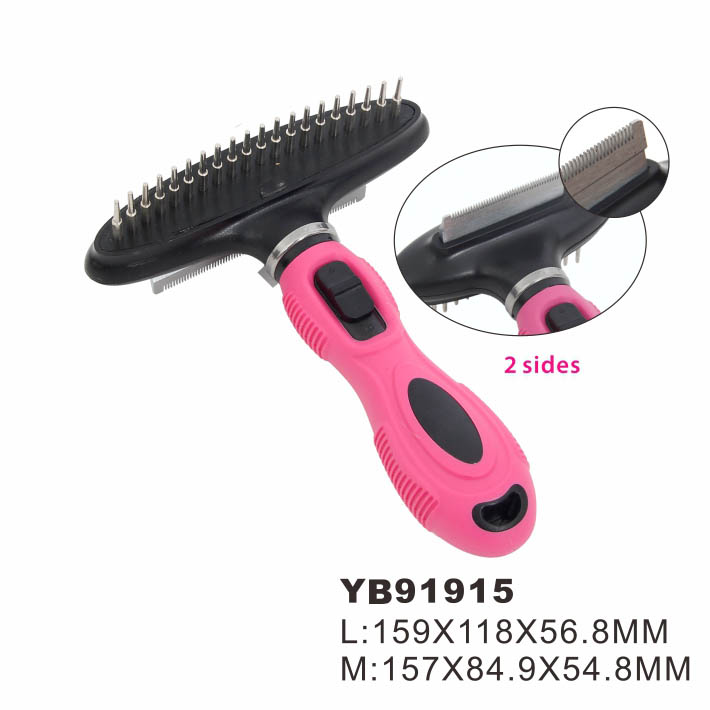 Effectively Reduces Shedding Dog Grooming Brush For Dogs And Cats