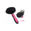 ABS TPR Pink Double Sided Pet Dog Grooming Brush