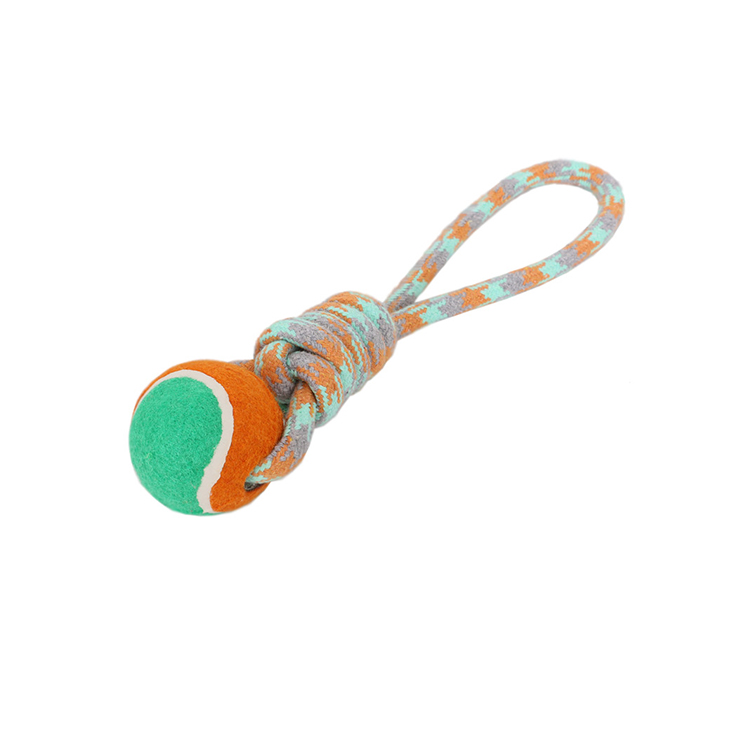 Free sample pet grinding teeth cleaning dog rope toy