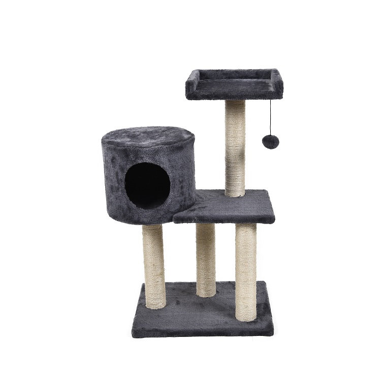 Wholesale 45*35*H79cm Natural SisalFur Pet Craft Luxury Cat Tree