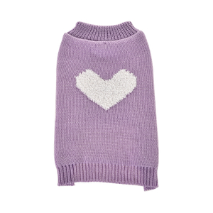 New Winter Hand Knitted Organic Fashion Purple Dog Sweater