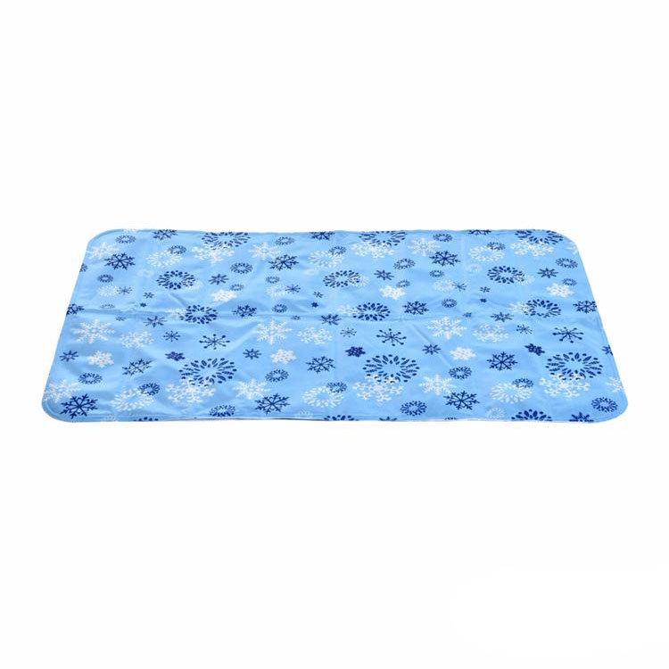 Summer Floral Self-cooling Comfortable Pet Waterproof Dog Bed Mat
