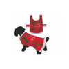 Holiday Party Fancy Red Dress Christmas Dog Clothes