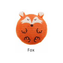 Soft Orange Cartoon Fox Squeaky Vinyl Pet Dog Toy