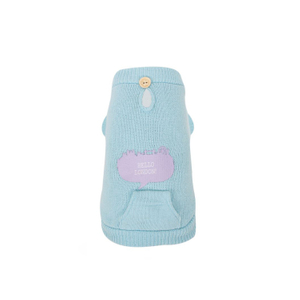 Promotional Blue Cute Polyester Luxury Dog Sweater