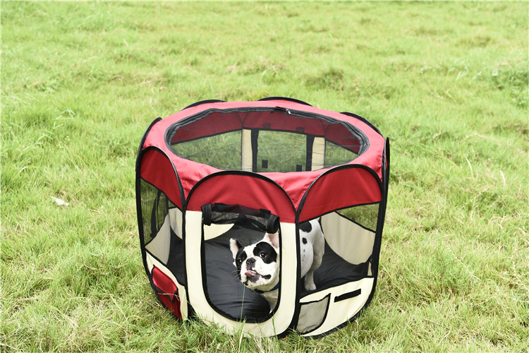 Customized Outdoor Safe Foldable Portable Pet Playpen